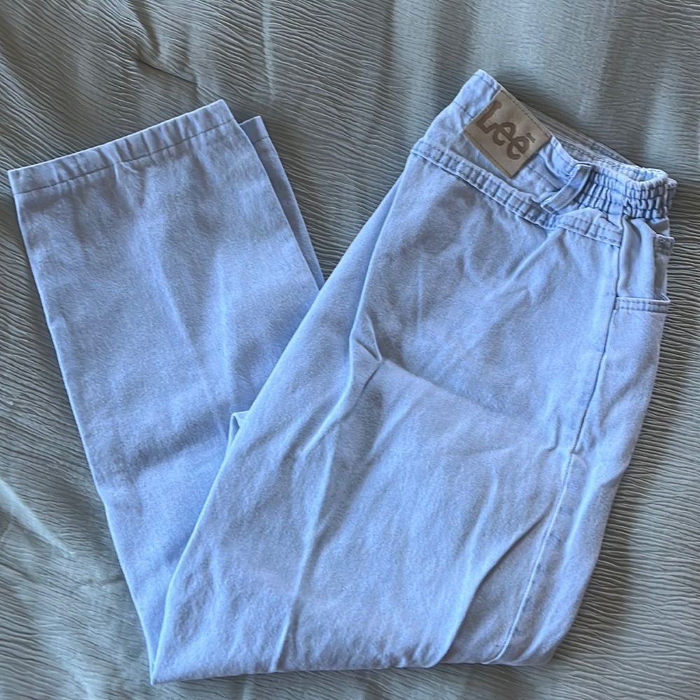 Vintage Light Wash High Waisted Jeans